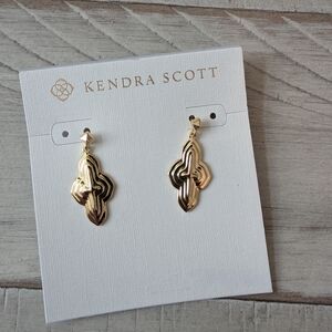 Kendra Scott Abbie Small Gold Drop Earrings